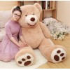 MorisMos Smile Giant Teddy Bear, 51inch Large Stuffed Bears with