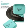 YoungSee Real Hair Wefts Black 35 cm Hair Wefts Real