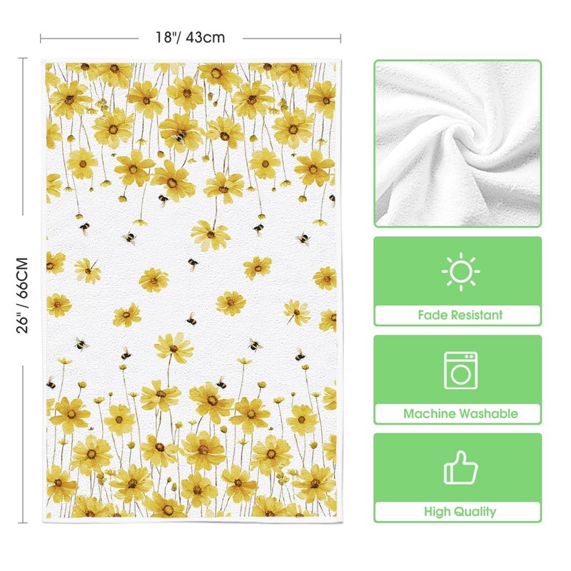 Artoid Mode Artoid Mode Yellow Flowers Bee Hello Sunshine Spring