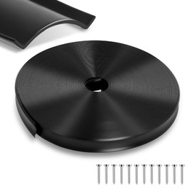 Podoy 7/8" RV Vinyl Trim Insert, 100 FT RV Corner Trim Molding Exterior, RV Camper Travel Trailer Screw Cover, Black