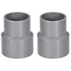 TOP-VIGOR 2Pcs PVC DWV Reducing Coupling, 40mm x 50mm Socket