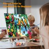 MOGTAA Parrot Paint by Numbers Adults with Frame, Landscape Painting