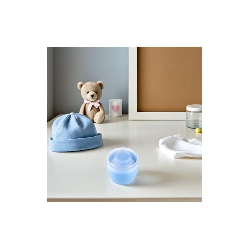 ifundom 2 Borlas de Talco para Bebés con Estuche de