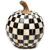 MACKENZIE-CHILDS Small Decorative Pumpkin for Fall Decor, Autumn Decorations for