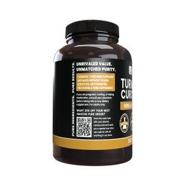 PURE ORIGINAL INGREDIENTS Turmeric Curcumin (365 Capsules) No Magnesium Or Rice Fillers, Always Pure, Lab Verified