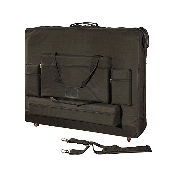 Royal Massage Standard Black Universal Massage Table Carry Case with Wheels