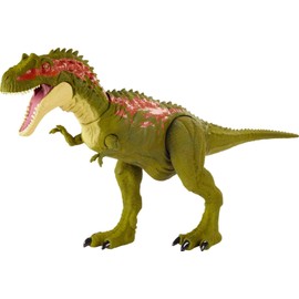 Mattel Jurassic World Massive Biters Dinosaur Action Figure, Albertosaurus Large Dino Toy with Tail-Activated Strike & Chomping Motion
