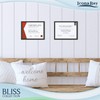 Icona Bay 8.5x11 Black Certificate Frame, Modern Style Wood Composite