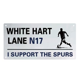 Street Signs for Tottenham Hotspur, Tottenham Hotspur Gifts for Men Football Metal Sign Tottenham Hotspur Gifts for Boys Metal Poster Tottenham Merchandise Wall Decor Sign