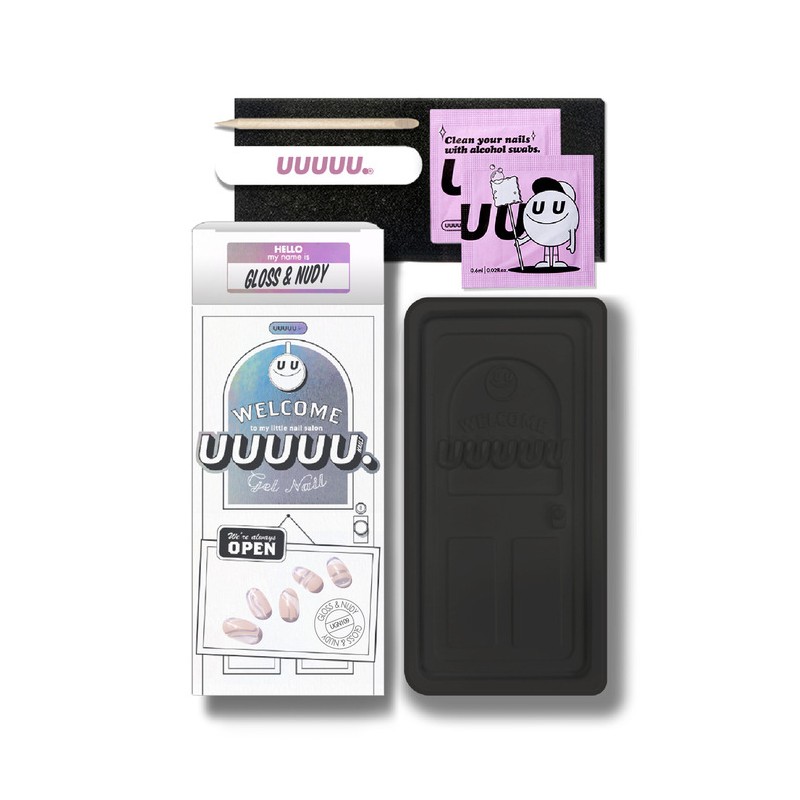 Yuyuyuyuyu Glossy & Nu Diesel Nail / 글로시앤누디젤네일