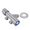 Hapivida Water Diverter Valve G1/2 Stainless Steel Angle Valve 1