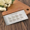 BOORIKA Dough Scraper & Bench Scraper Kitchen – Stainless Steel