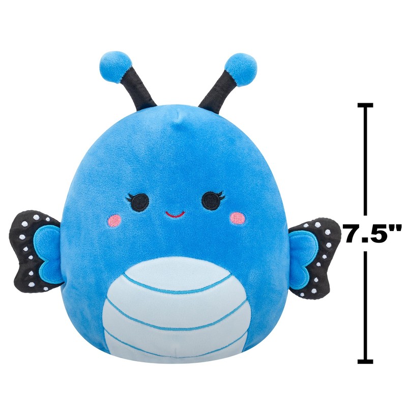 Squishmallows Original Peluche de 19 cm- Waverly le Papillon Blue