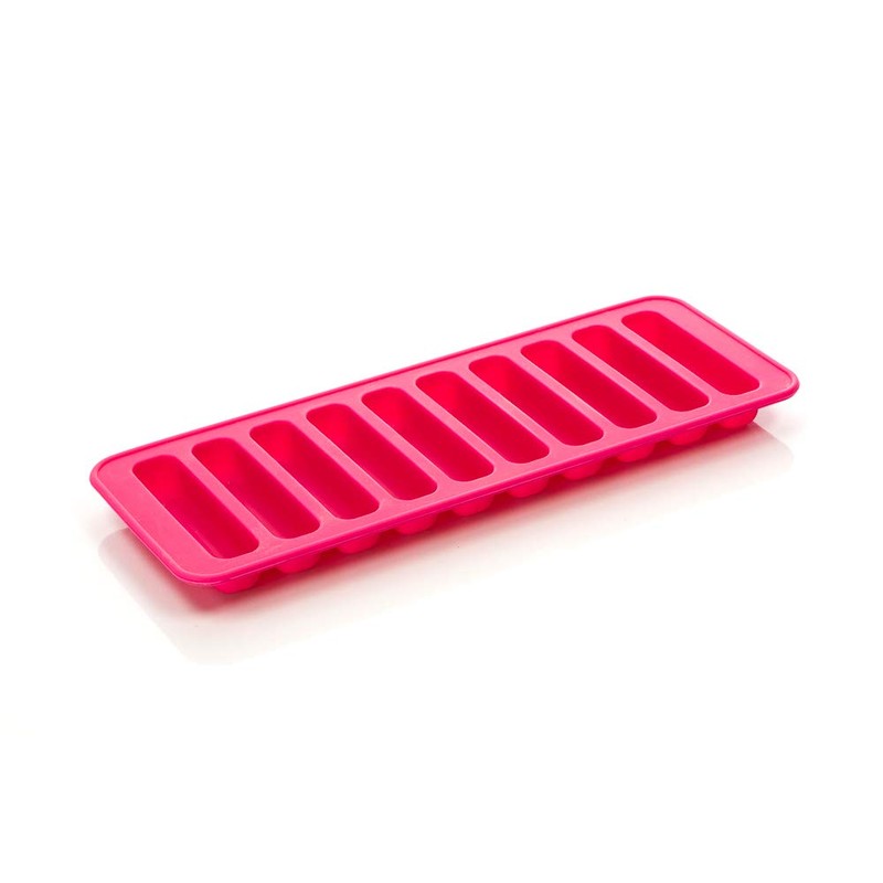 SE 10 Ice Stick Red Silicone Tray for Narrow Mouthed