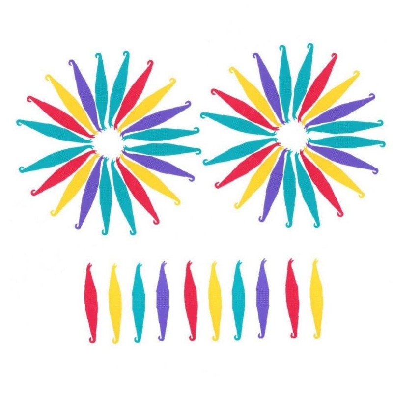 50pcs Orthodontic Elastic Elastic Band Orthodontic Band Sprayer (Random Color)