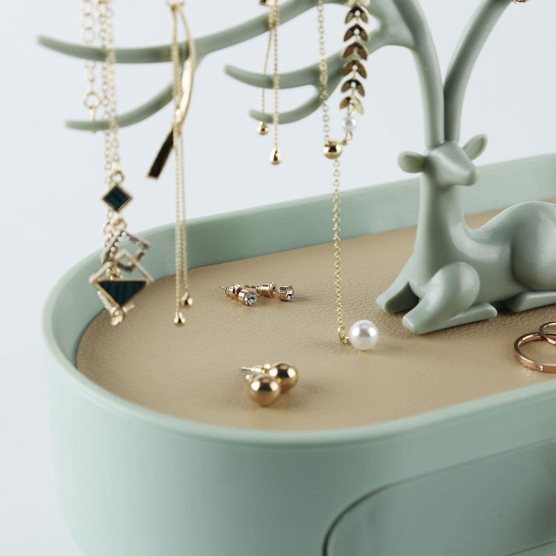 MORE&LESS Antlers Jewelry Display Stand with Aluminium alloy handle, Tree