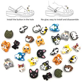 Niuhong 28 Pieces Shoe Charm Children's Shoes Charms Ornaments Cartoon Children Charm Shoe Decoration PVC Shoes Charms Shoe Pendant Cute Bracelet Clog Shoes Party Birthday Gifts, Polyvinyl Chloride
