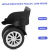 NOLITOY 4Pcs Swivel Wheels Replacement for Luggage Suitcase Durable Travel