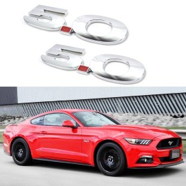 Performance 2 Silver 5.0 Emblem Mustang GT Right Left Fender Badge 2011-2025 Set Pair Coyote