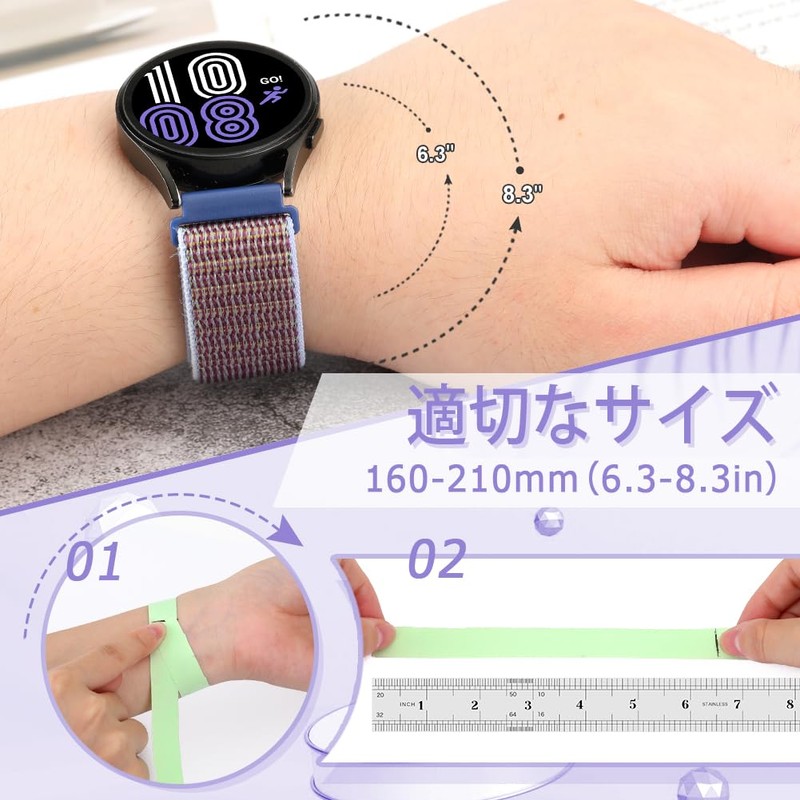 Bcuckood Watch Band, 18 mm, 19 mm, 20 mm, 22