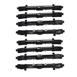 8 pcs/set SHLPDFM Roof Carrier Cover Rail Trim Moulding Flap 5187915, 13125723, ‎5187914 Fits for Vauxhall Opel Astra H Zafira B 2005-2014