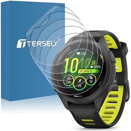 [5 Pack] T Tersely Screen Protector for Garmin Forerunner 265s, Premium TPU Soft Flex Full Coverage Anti-Scratch HD Clear Screen Protector Film Guard