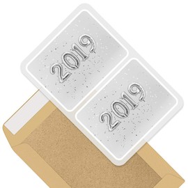 Rectangle Stickers (Set of 2) 10cm - 2019 Graduation Wedding Fun Decals for Laptops,Tablets,Luggage,Scrap Booking,Fridges, #35636