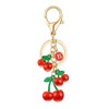 HAISWET Red Cherry Keychain Letter Alphabet Key Ring Backpack Charms
