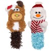 KONG Holiday Kickeroo Cat Toy – Reindeer or Snowman, Catnip-Filled,