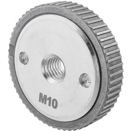 Eyech M10 Thread Quick Release Flange Nut, Angle Grinder Self-Locking Pressure Plate Clamping Power Chuck Tools Attachment