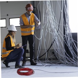 KICHOUSE 1pc Copper Wire Audio Cable Cover Flexible Speaker Cord for Loudspeakers Transmission of Audio Signals for Home and