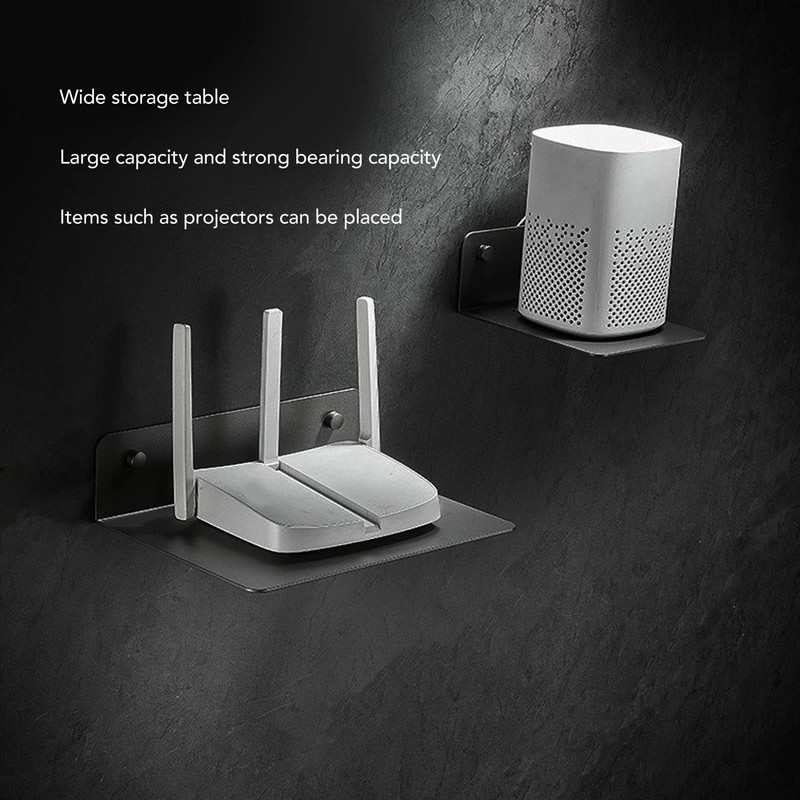 Router Shelf, Floating Wall Shelf for Projector Router, Wall Mount