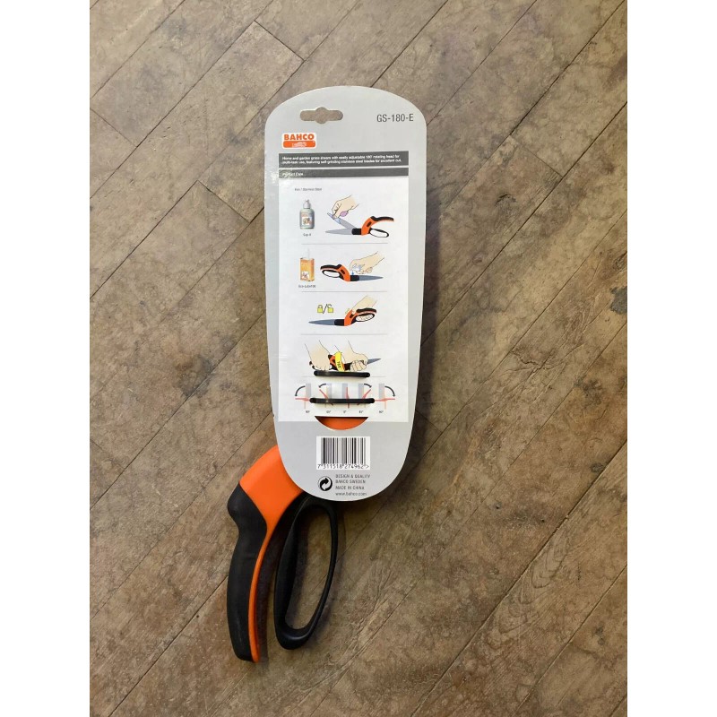 Bahco Rotating Grass Shears (GS-180-E)