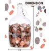 Skywin Swear Jar, Glass Coin Jar for Adults, Large Money
