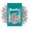 Renfio Holographic Chunky Glitter, 3.5 Oz (100g) Metallic PET Flake