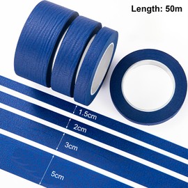 Rusoz Masking Tape for Painting 20mm x 50m Delicate Surface Painters Masking Tape Sharp Lines and No Paint Bleed Decorating Tape Easy to Remove, Ideal for Professional Painters & DIY Use