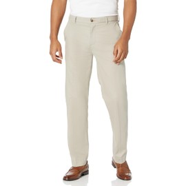 Brooks Brothers Men's Regular Fit Stretch Advantage Chino Pants, Khaki, 34W x 32L