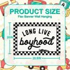 Long Live Boyhood Banner Boy Room Decor, Banner Flag 28.5x20