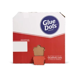 Glue Dots Removable Dots, 1/2 Inch Diameter Dot, 2500 Count Bulk Roll