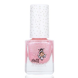 MISS NELLA Peel-Off Nail Polish for Kids (Itsy Glitsy Hippo)