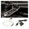 EL Wire Interior Car LED Strip Lights, USB Car Neon
