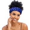 HeadWrap Hairband Pre-Tied Twisted Braid Headband (Blue, One size)