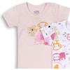 Chicco, Baby Boys Short Sleeve Cotton Bodysuits Set, rose