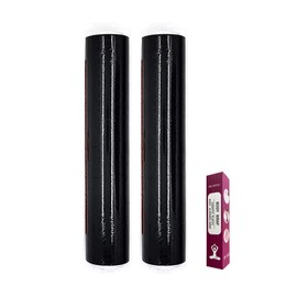 BIUTIFOU Envoltura corporal de plástico osmótico, paquete de entrenamiento y sudor, alta elasticidad y adhesivos, 2*Negro, Talla única