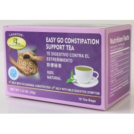 GT Easy Go Constipation Support Tea, 1.13 Ounce Box (16 Tea Bags)