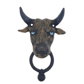 Decorative Wall Mounted Hooks,Coat Rack for Walls, Towel Hooks for Bathroom or Outdoor Pool,Rustic Cast Iron Hook for Hanging Things, Cute Painted Cow Unique Key Hooks