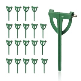 NIIIYTYB 20Pcs Boutonniere Pins for Men Corsage Pin Kit Plastic Triangle Safety Pins for DIY Wedding Accessories Corsage Base Supplies for Buttonhole Flowers Button Making Bride Groom Decoration