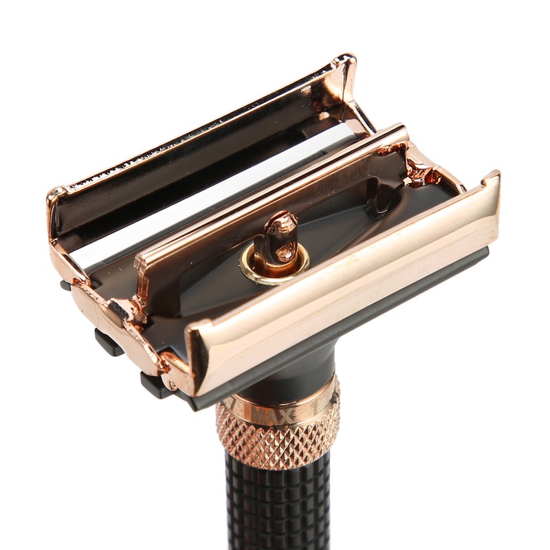 Shaving Handle Metal Safety Double Edge Reusable Shaving Long Handle