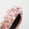 Pearl and Rhinestone Headband (Pink)