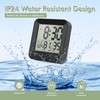 Yariaii Waterproof Shower Clock, Digital Bathroom Kitchen Wall Clock Timer